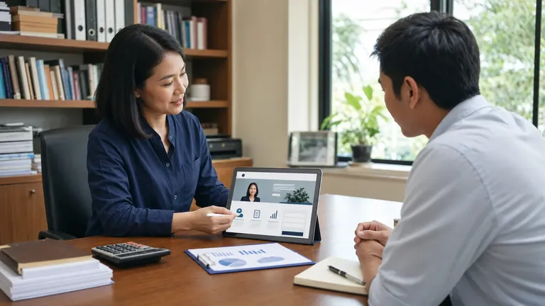 A local business consultant advising a client